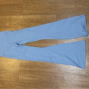 Aerie Light Blue Crossover Flared Leggings